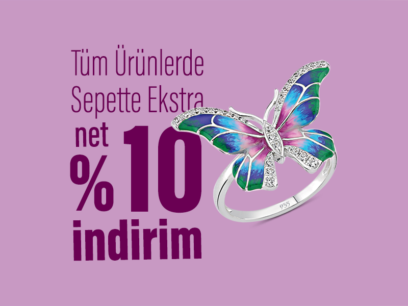 Tüm Ürünlerde Sepette Ekstra Net %10 İndirim